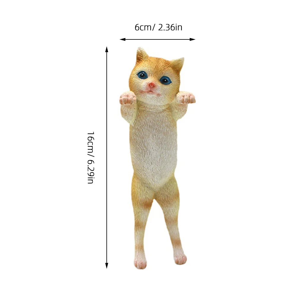 

Cat Resin Pot Mini Ornament Hanger Decor Mini Animal Planter Ornament For Garden Micro Landscape Potted Plant Bonsai