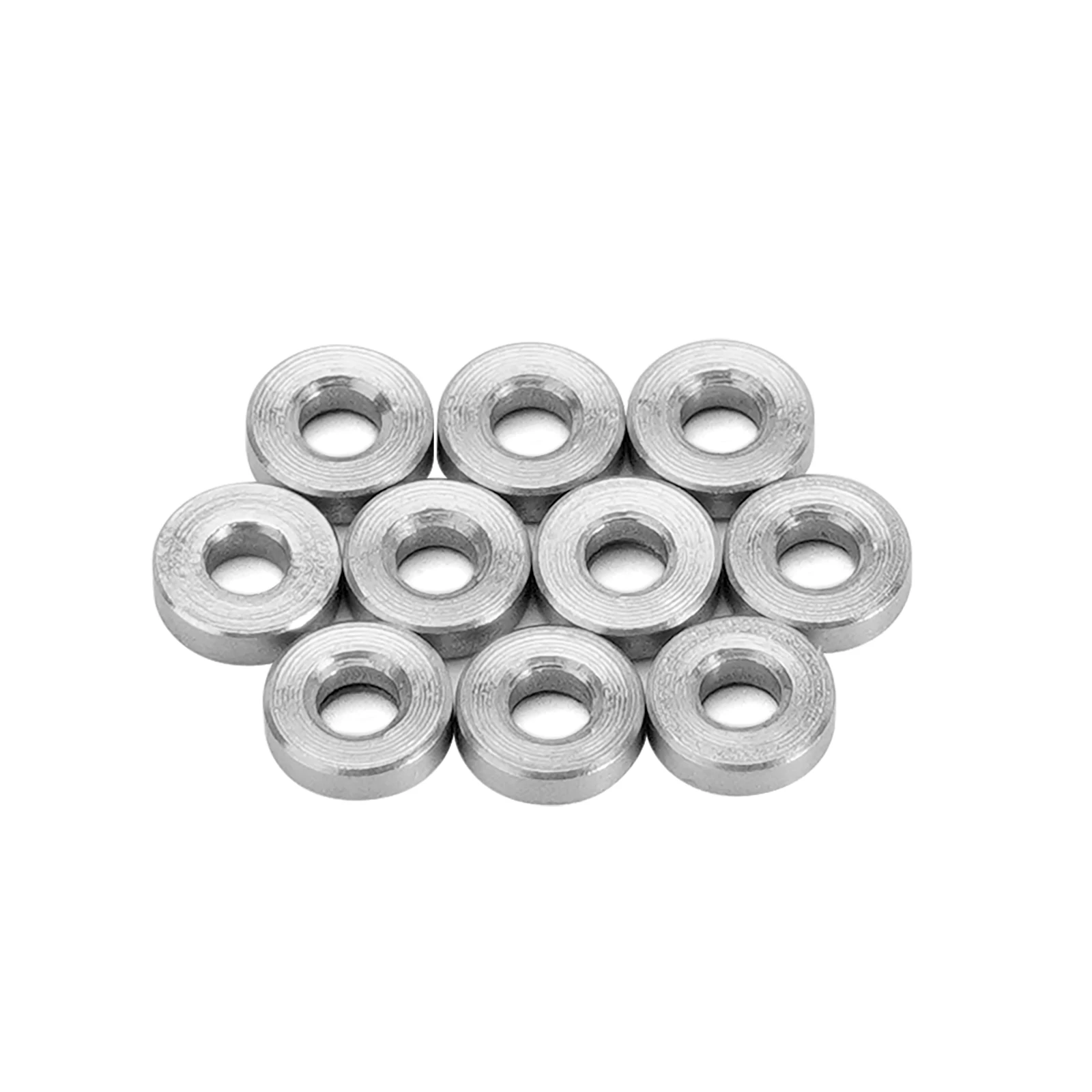 INJORA 50PCS M1.4 M2 Flat Stainless Steel Washers Spacers For 1/24 RC Crawler SCX24 AX24 Upgrade