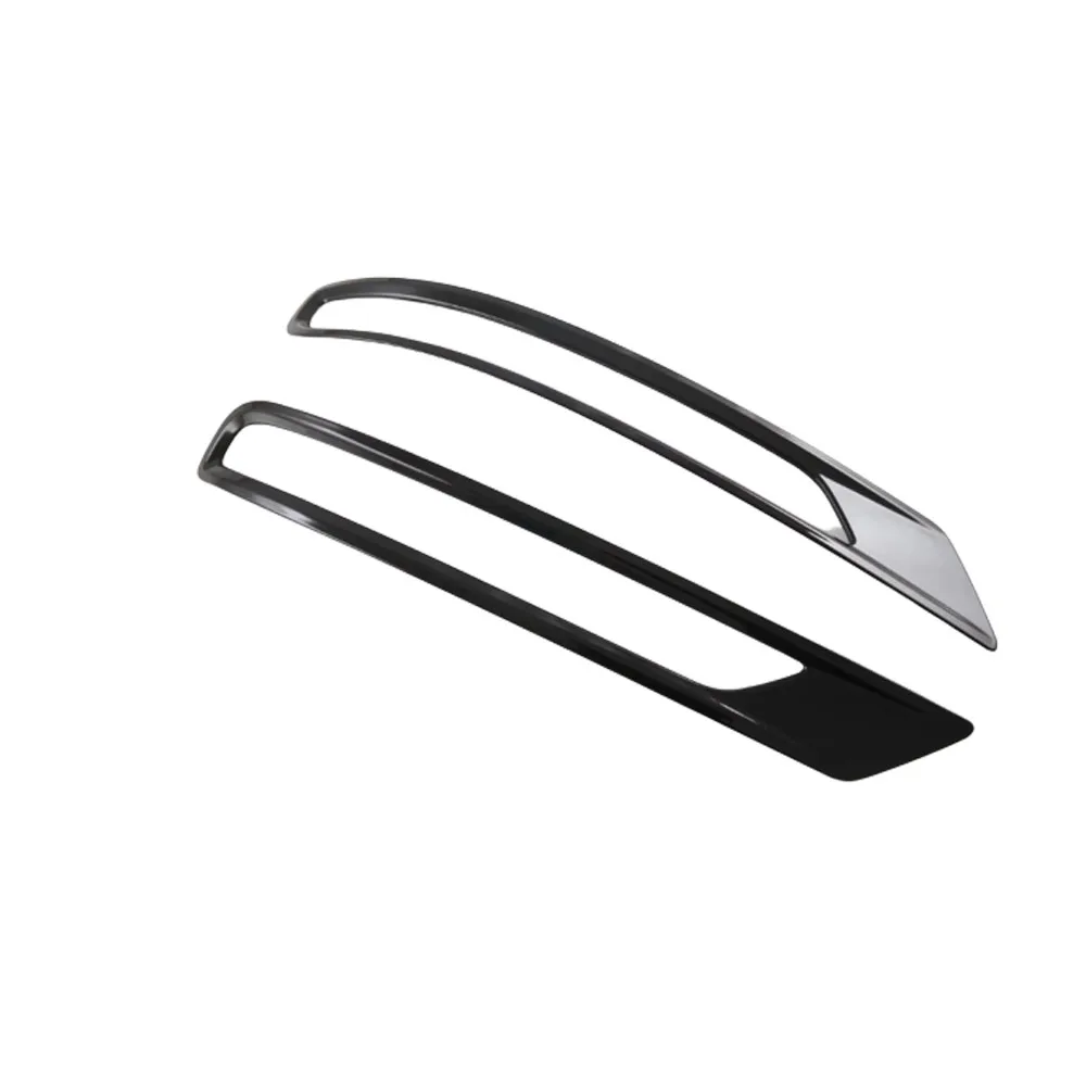 Car Rear Fog Light Lamp Cover Trim Decoration Eyebrow Frame Auto Exterior Accessories for Mitsubishi Outlander 2022 2023 2024+ 5