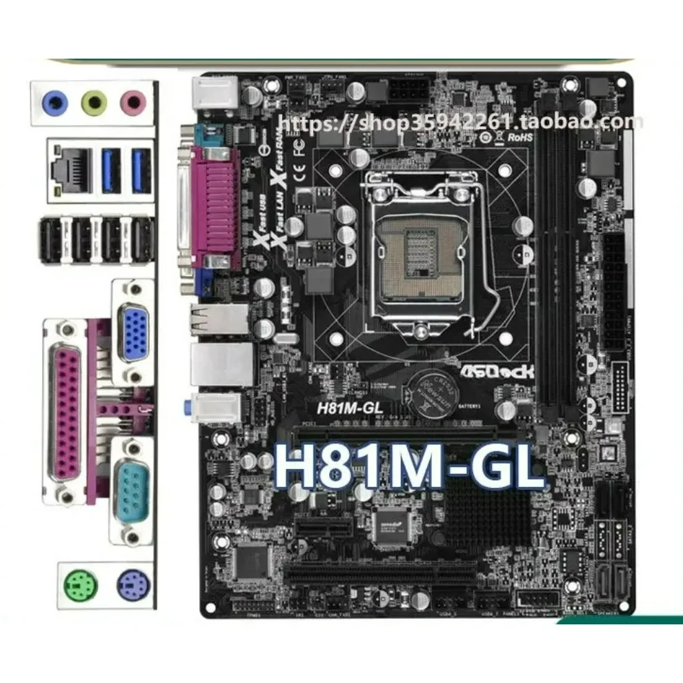 

Для основной платы ASRock H81M-P81-H81-DGS-VG4-V3-PRO 4 BTC GL HDS R2.0