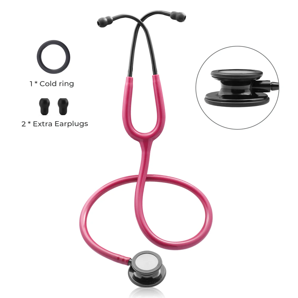 Professional Cardiology Stethoscope Double Head Stethoscope Medical Equipment Equipo Medico Doctor Nurse Student Stethoscope