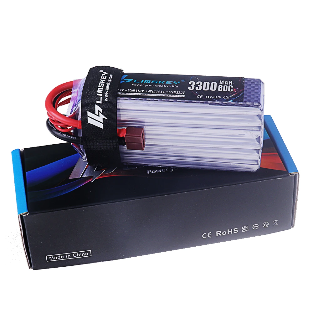 22.2V 3300mAh LiPo Battery 6S For RC Car Drones Quadcopter Helicopter Boat Spare Parts 6S Battery with XT90 XT60 Dean T