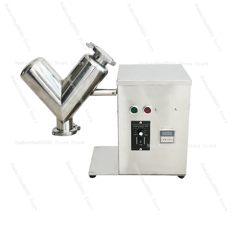 Stainless Steel Small V Blender Lab Powder Mixer Multifunctional For Food Pharmaceutical Chemical Home Use