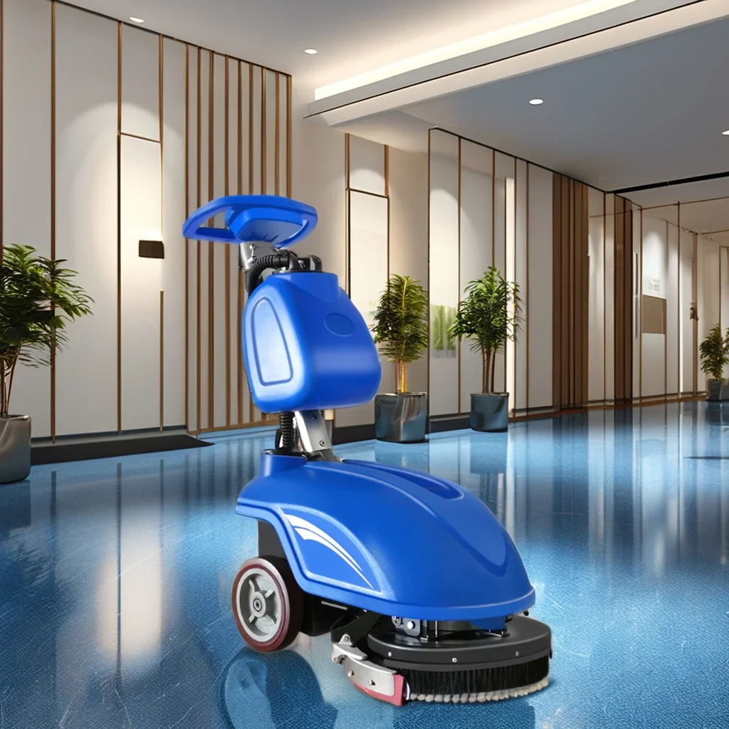 350 Industrial floor scrubbing machines for cleaning food shop floors  scrubbing machine floor scrubber