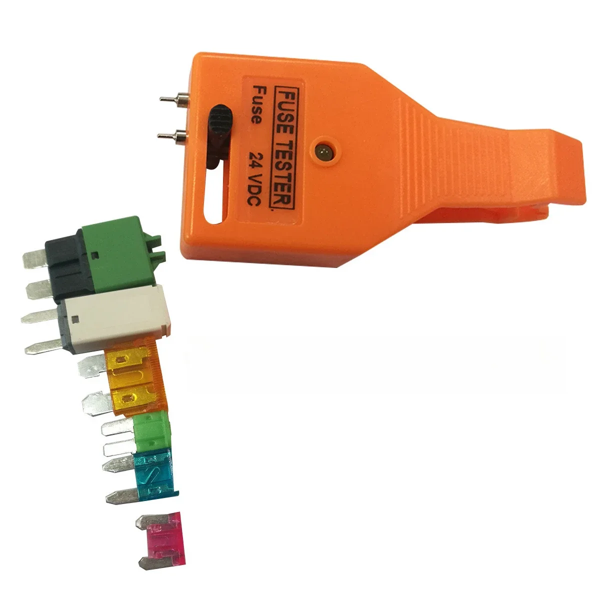 Universal Auto Car Fuse Type Tester Checker Puller Kit Removal Tool with Green LED Indicator Light Car Accessories