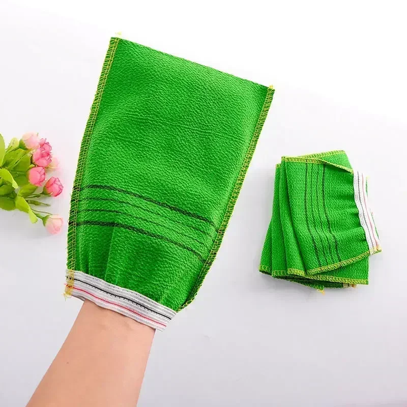 Exfoliating Bath Towel Korean Washcloth Body Massage Scrub Shower Towel SPA Portable Grain Brush Peeling Dead Skin Gloves Adults