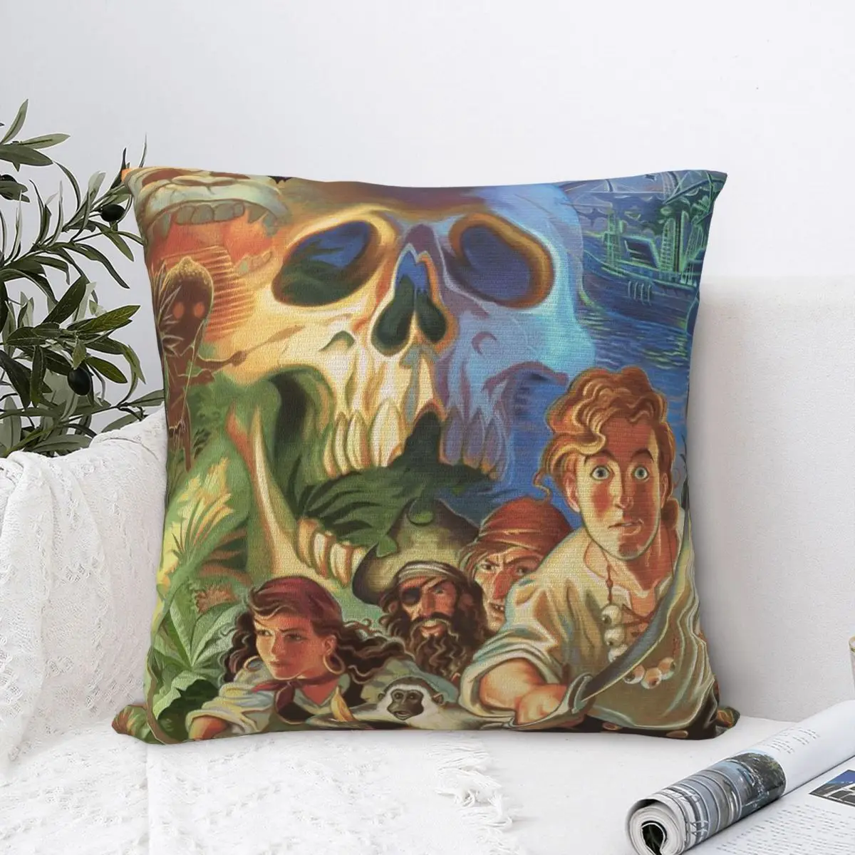 

Adventure Action Game Pillowcase Cushion Comfort Throw Pillow Sofa Decorative Cushions Used for Home Bedroom Living Room