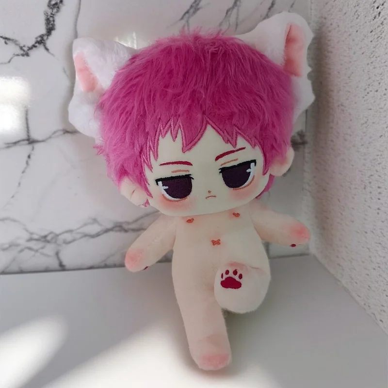 20cm The Disastrous Life of Saiki K. Saiki Kusuo Anime Figures Plush Cosplay Dress Up Cotton Doll Toy for Children Birthday Gift