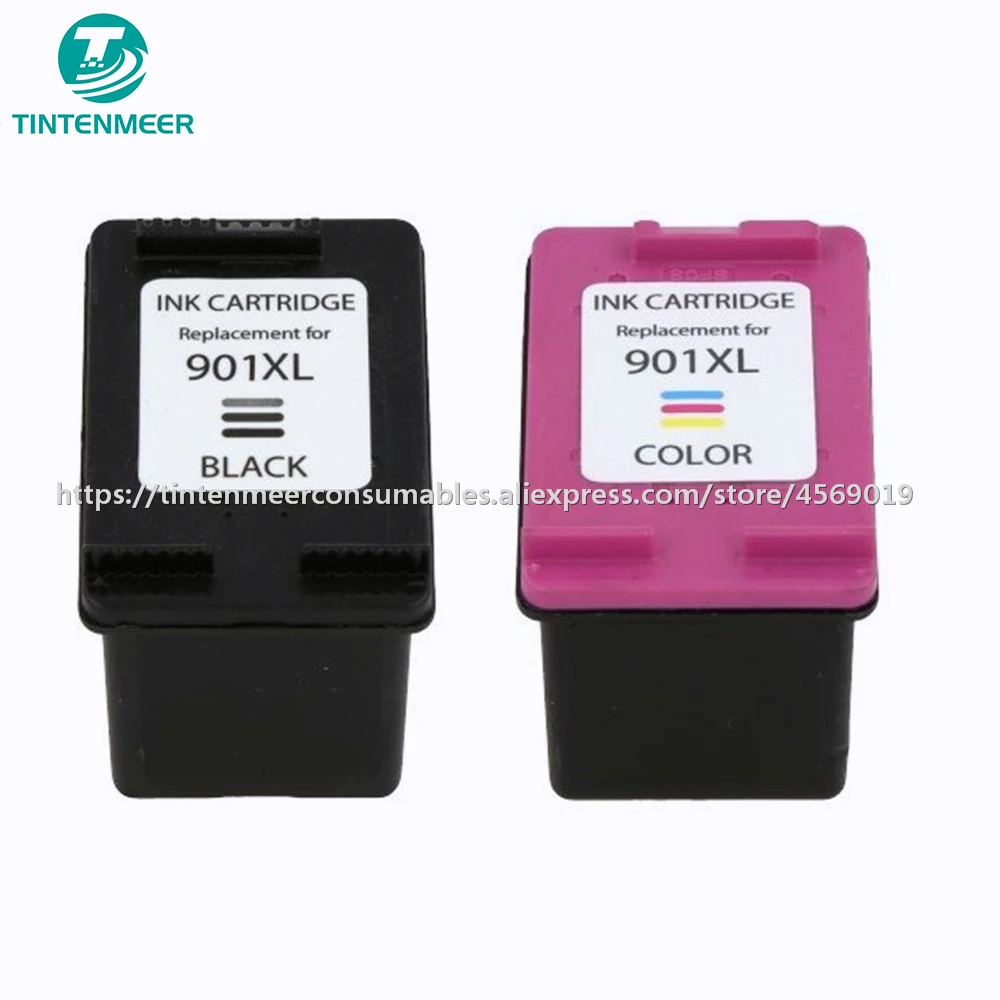 TINTENMEER EXCELLENT QUALITY INK CARTRIDGE 901 COMPATIBLE FOR HP OFFICEJET 4500 J4525 J4535 J4540 J4550 J4580 J4585 PRINTER