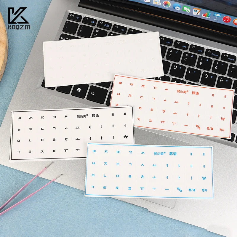 1set Tear-Off Film Keyboard Sticker Desktop Laptop Key Sticker Single Film Universal Transparent Engraving Sticker