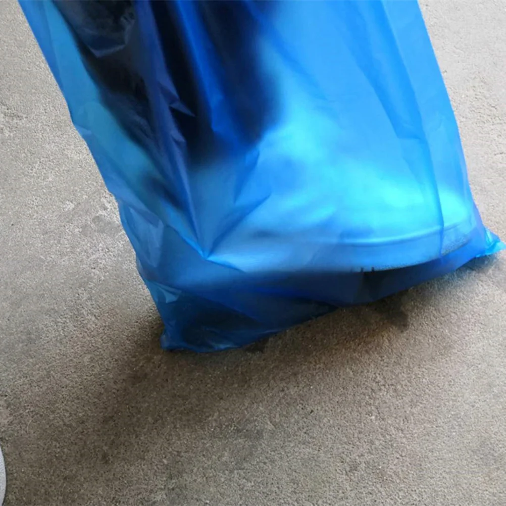 100Pcs Lengthen Shoe Cover Waterproof Thicken Disposable Protective Overshoes for Rain Mud Slush Lightweight Portable Easy Use