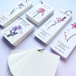 POTENTATE Card Watercolor Paper 300g Cotton Pulp Fine Lines Portable Ticket Stub Bookmark Painting Paper Travel Art Supplies