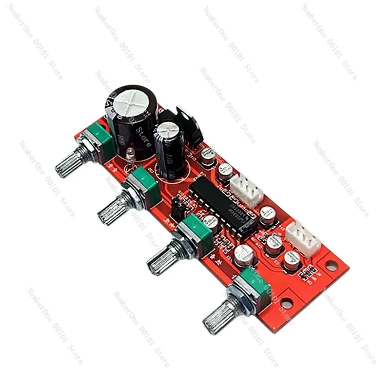 LM1036 Tone Board Module Pre-amplifier Board High and Low Tone Adjustment DC12-24V or AC9-16V