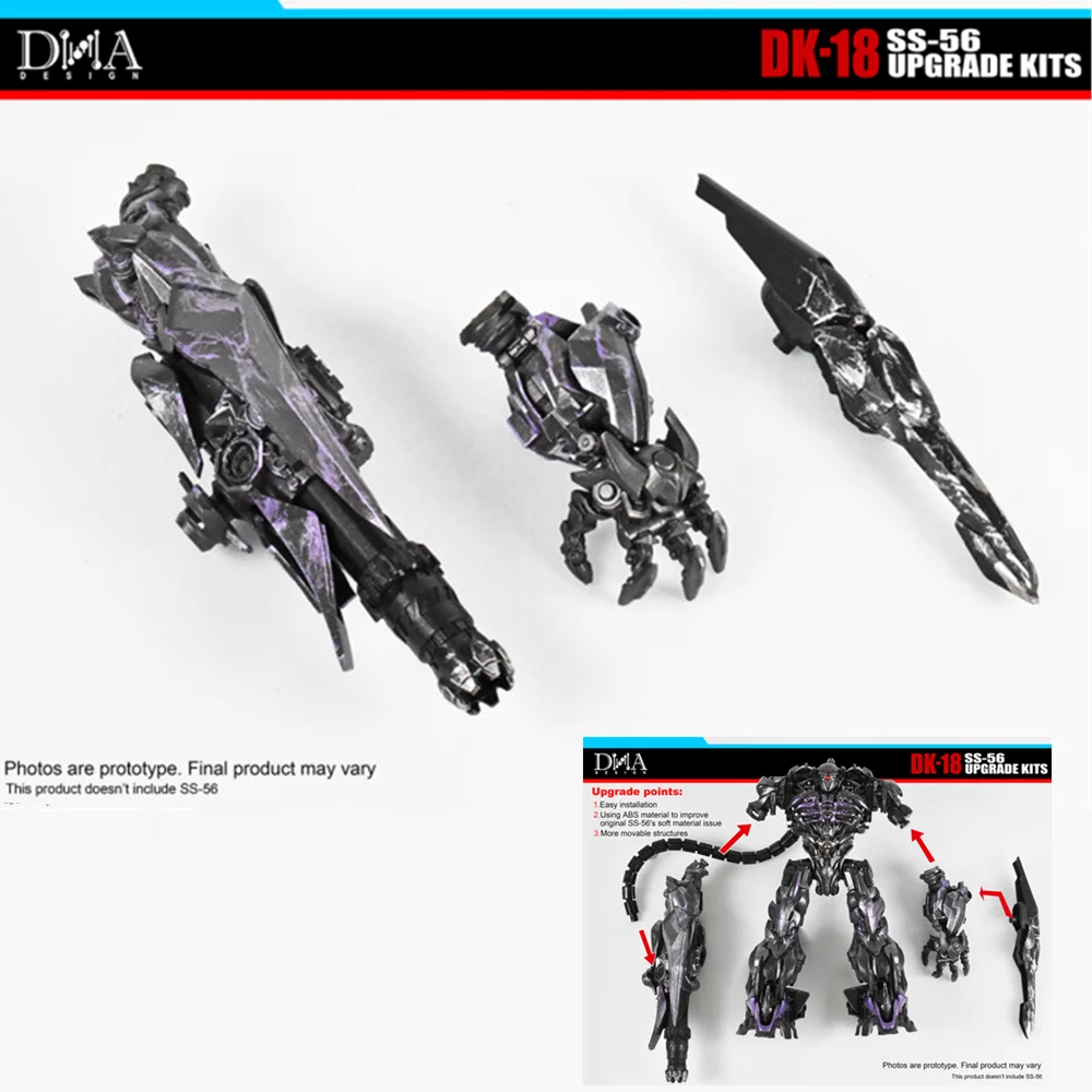 In Stock DNA Design DK-18 DK18 Upgrade Kits For Transformation SS56 Shockwave Action Figure Accessories IN STOCK