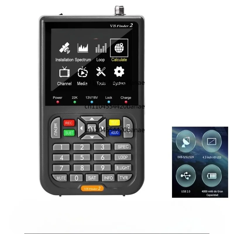 finder2-dvb-s2x-satellite-meter-pro-hd-detecteur-d'etoiles-haute-definition