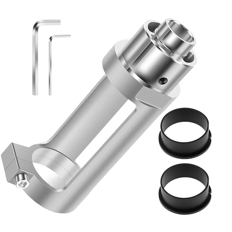 RMWIN-Adaptador de broca de agujero cuadrado con brocas, accesorio de mortaja, soporte de montaje de taladro de agujero de aluminio, fijación de taladro