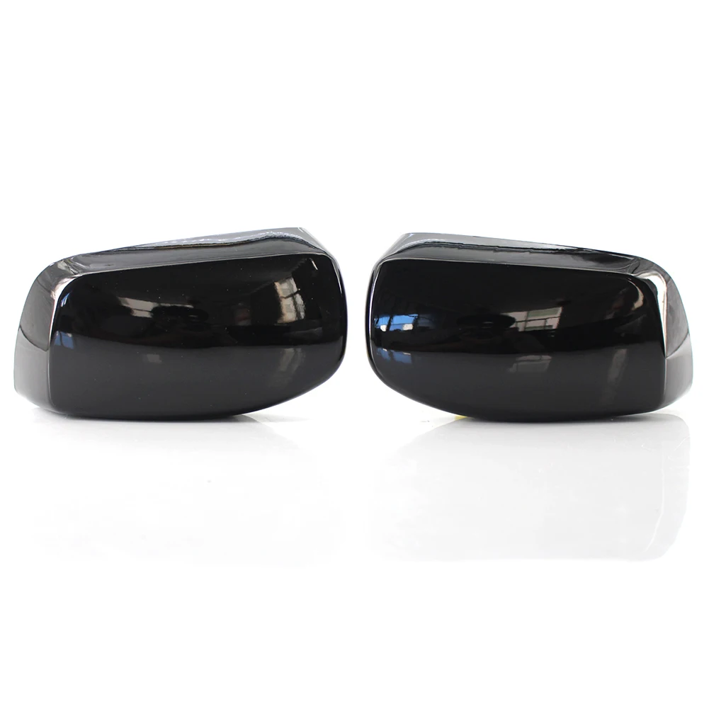 ABS Car Door Rearview Side Mirrors Cover Cap For BMW E60 E61 E63 525i 530i 528i 5 Series 2003 2004 2005 2006 2007 2008 2009 2010