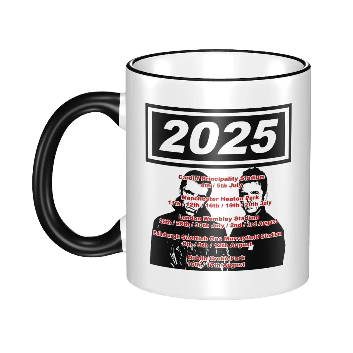 O-Oasis Style 2025 Tour Dates Mugs Kawaii Tea Cup Gifts For Friends