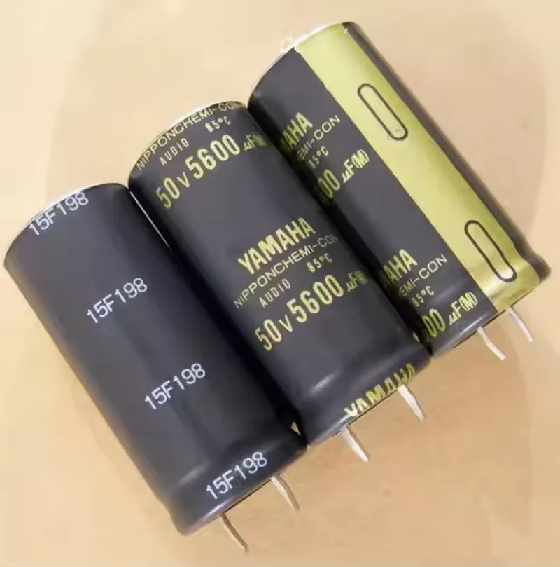 NIPPON YAMAHA 50V 5600UF  22X50MM  custom AUDIO gold type audio electrolytic capacitor