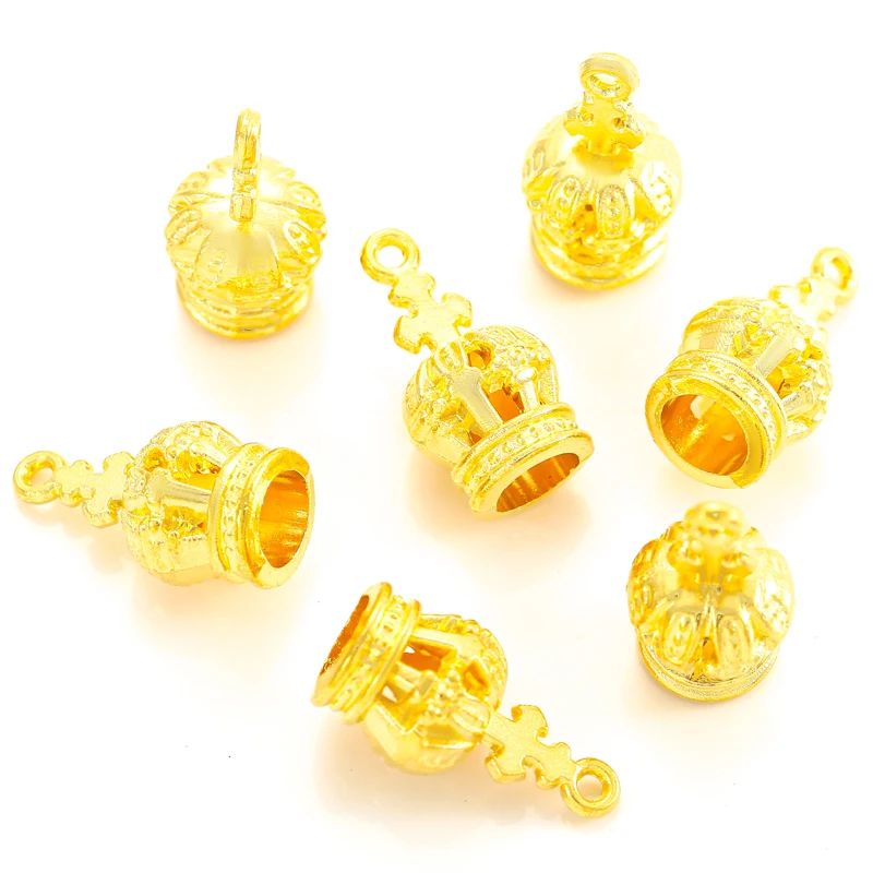 5 colors 10pcs Fashion gold color Alloy imperial crown Charms Fit Pendants & Necklace Jewelry Findings DIY Handcraft 18*9mm N225