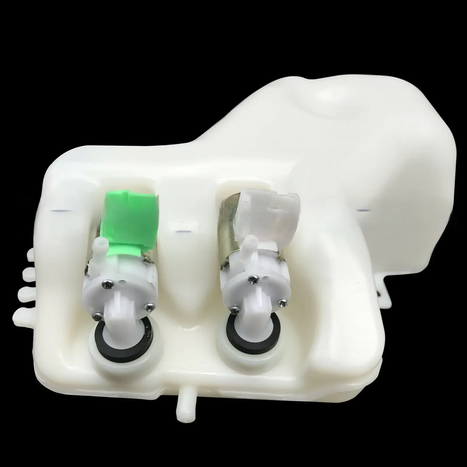 Zamienny zestaw zbiornika spryskiwacza wycieraczek z systemem podwójnej pompy - kompatybilny z silnikami Nissan Patrol GQ Y60 (1987-1997) TD42 TB42