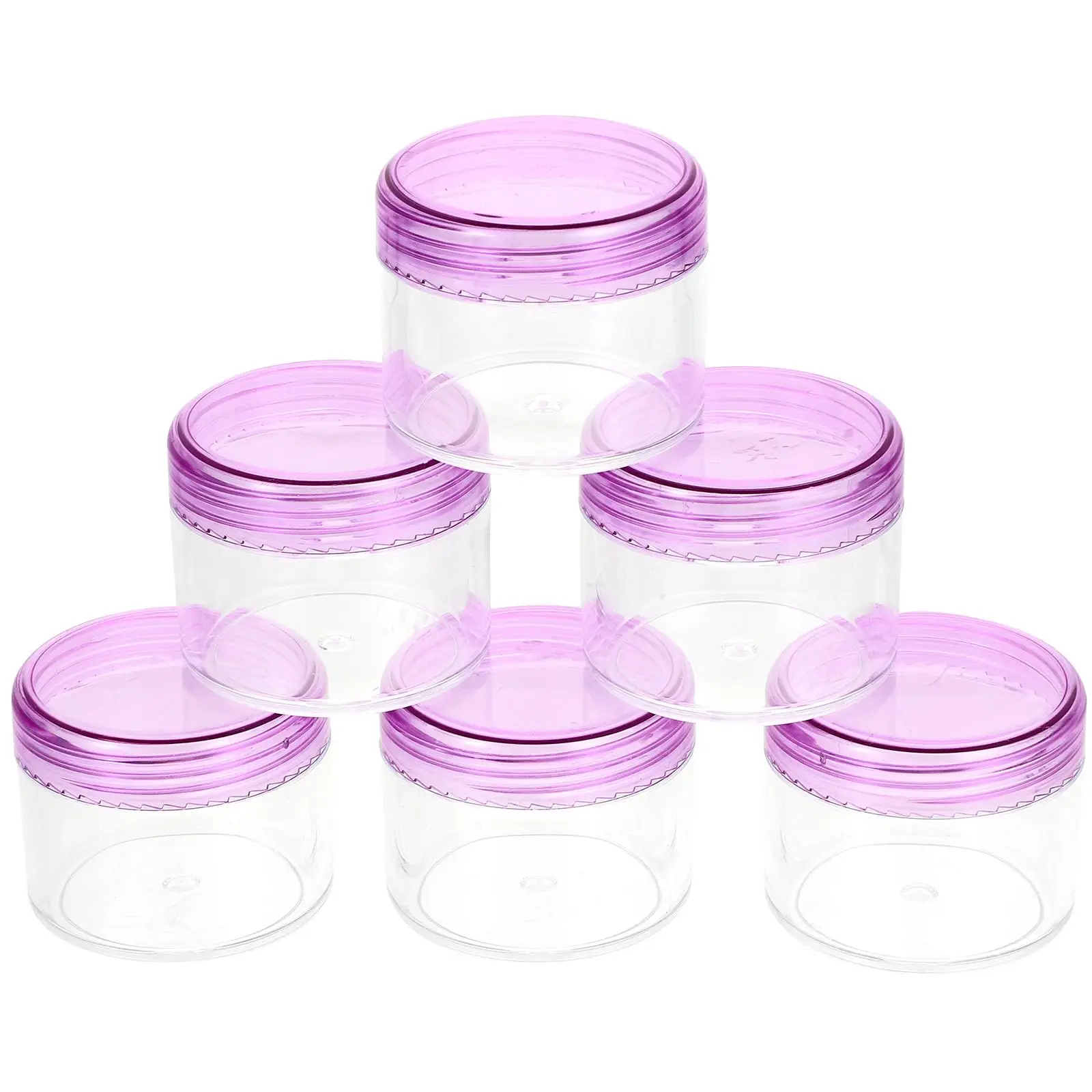 

12 Pcs 20g Pink Leak Proof Containers Mini Jars Travel Size Lotion Dispenser Cream Storage Plastic Bottles