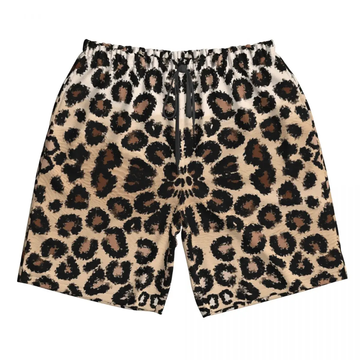 

Cheetah Pattern Leopard Texture Print Trunks Beach Board Shorts Casual Quick Dry Swim Summer Men Pants