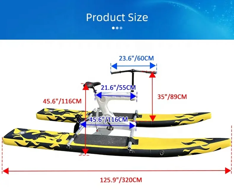 Zebec Opblaasbare Waterrivier Zee Fiets Swan Waterfiets Persoon Jet Bike Vliegen Hydro Fietsen Verkoop Onderdelen Boot