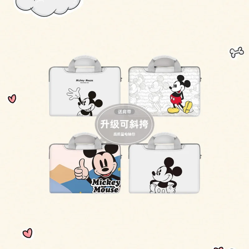 

Disney Микки Маус, Стич, сумка для ноутбука, милый большой вместительный органайзер для планшета, мультяшная сумка, чехол для ноутбука 12 дюймов, 13 дюймов, 14 дюймов, 15 дюймов, 16 дюймов