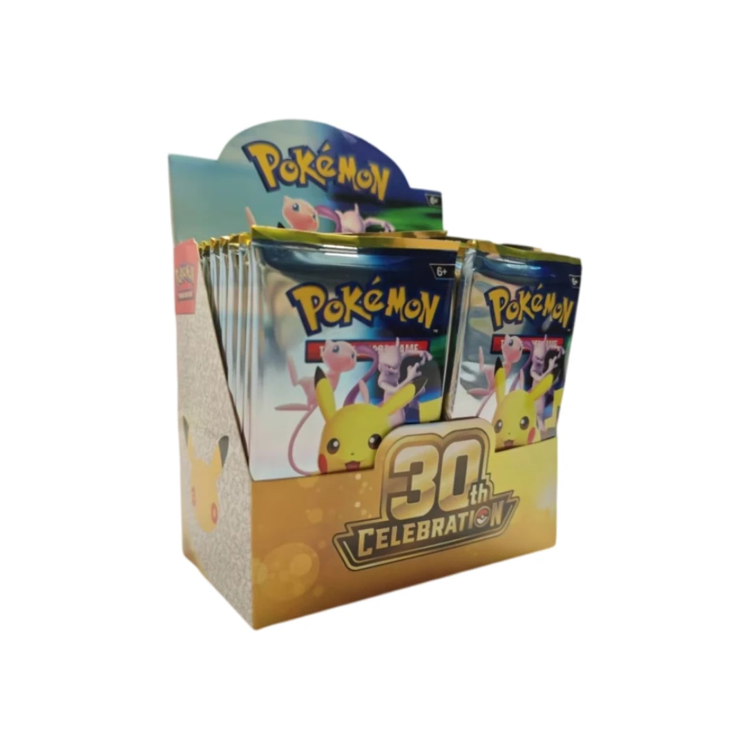 Pokémon TCG 30th Celebration Booster Box Sealed Trading Card Lunala Solgaleo Incineroar Decidueye Anime Collectible Collection