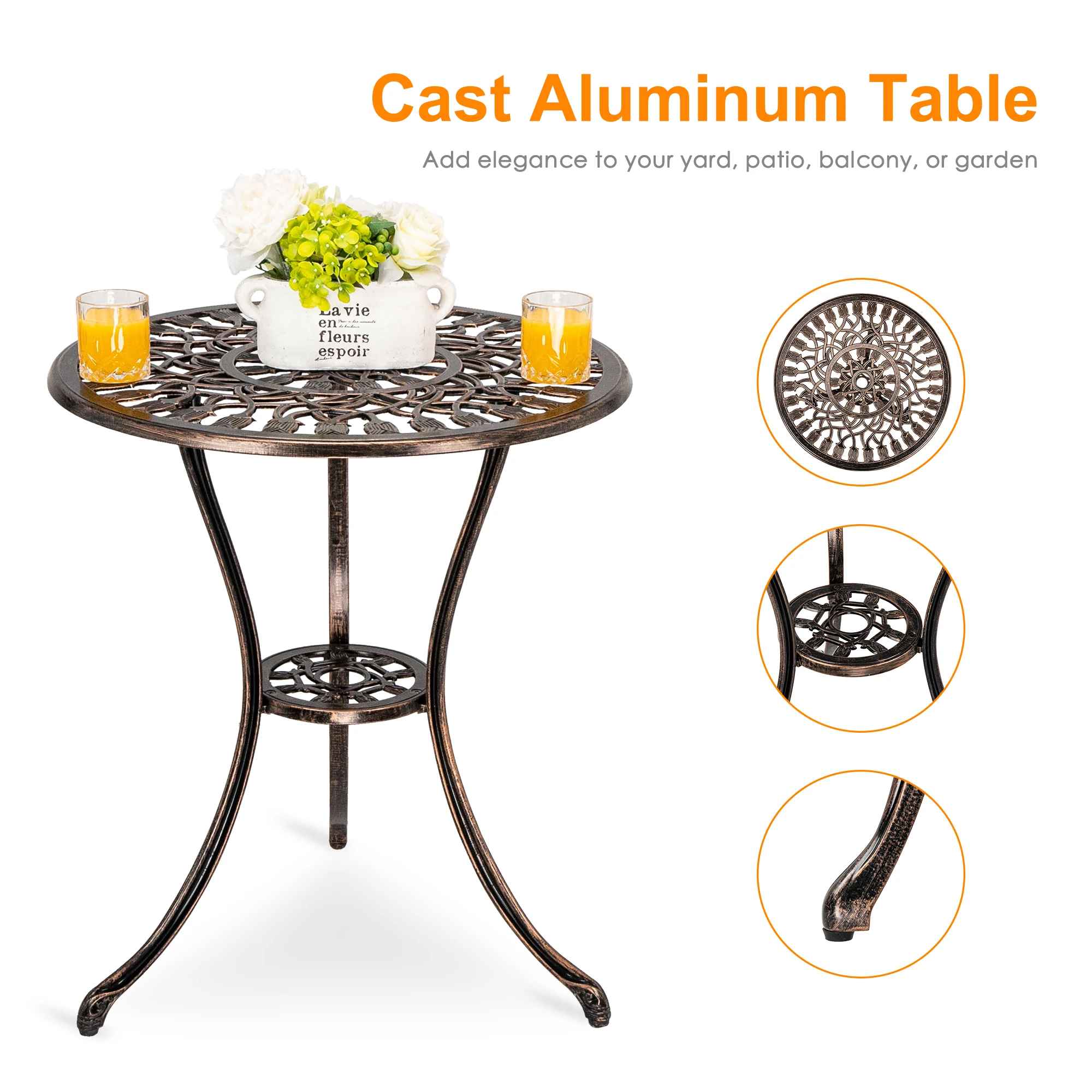 Set Meja dan 2 Kursi Kafe/Keda - Outdoor Furniture Shop ulasan dan harga