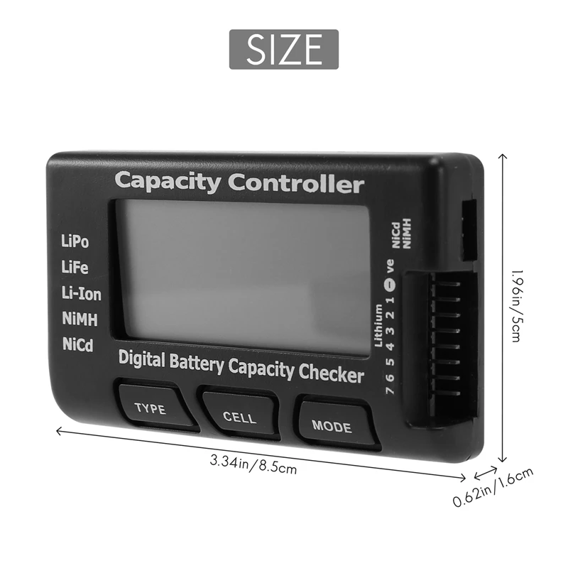 ABZZ-RC Cellmeter-7 Digital Battery Capacity Checker Lipo Life Li-Ion Nimh Nicd