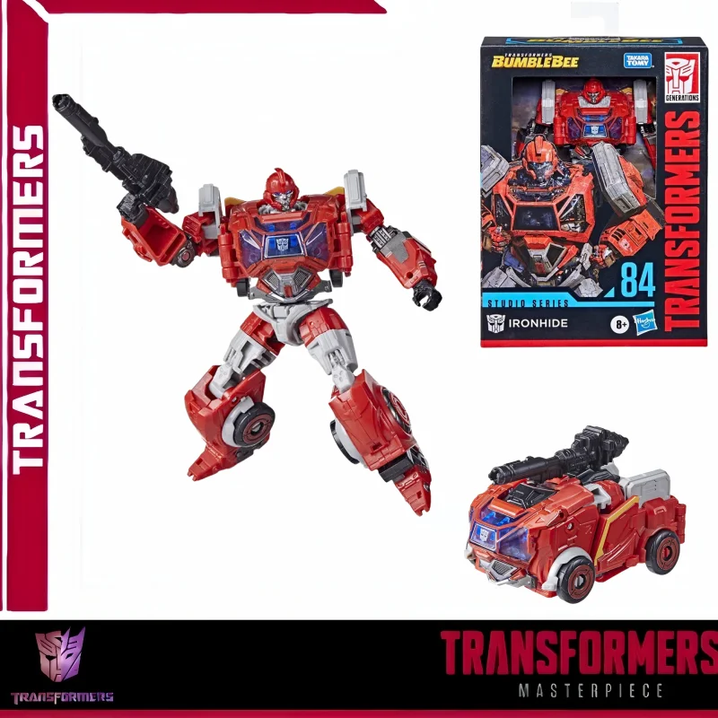 Hasbro Transformers Bumblebee Studio Series SS84 Ironhide Deluxe Class Anime Original Action Figure Model Toy Gift Collection