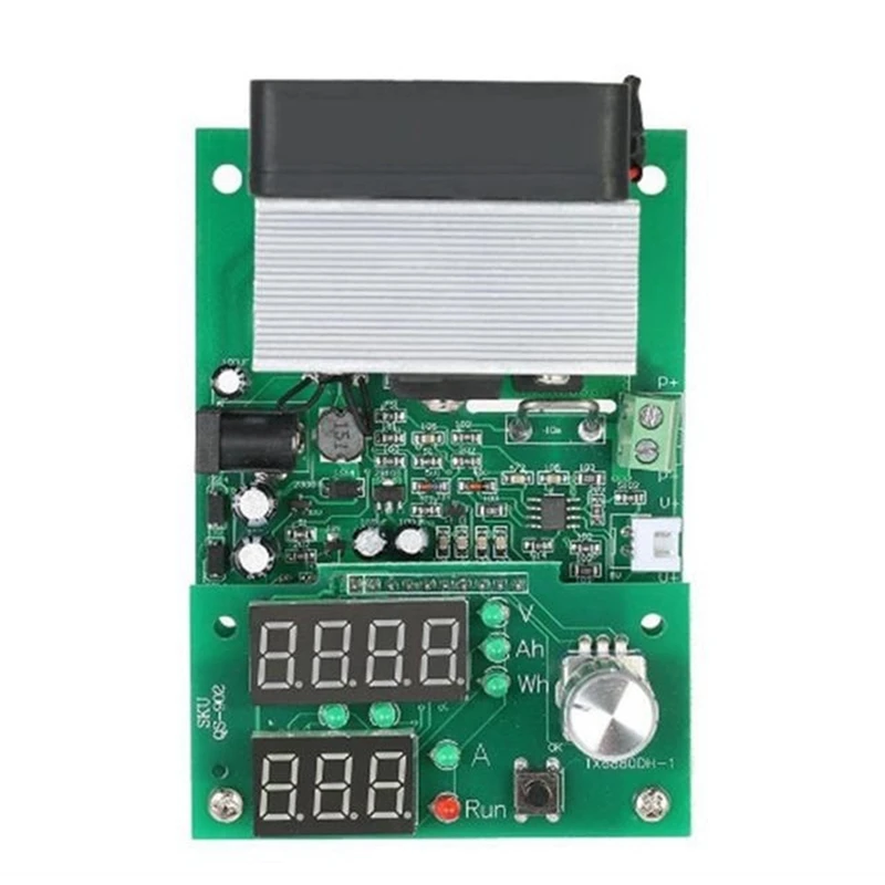 9.99A 60W 30V Constant Current Electronic Load Discharge Battery Capacity Tester Meter With Dual LED Digital Fan Module