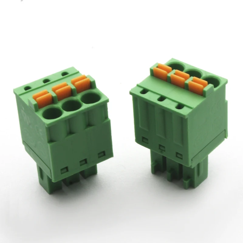 FK‑MCP1.5/-ST‑3.81 15EDGKD Screw‑Free Quick Pluggable PCB Terminal Block, 3.81mm Pitch Double Layer 15EDGVT 15EDGRT Connector