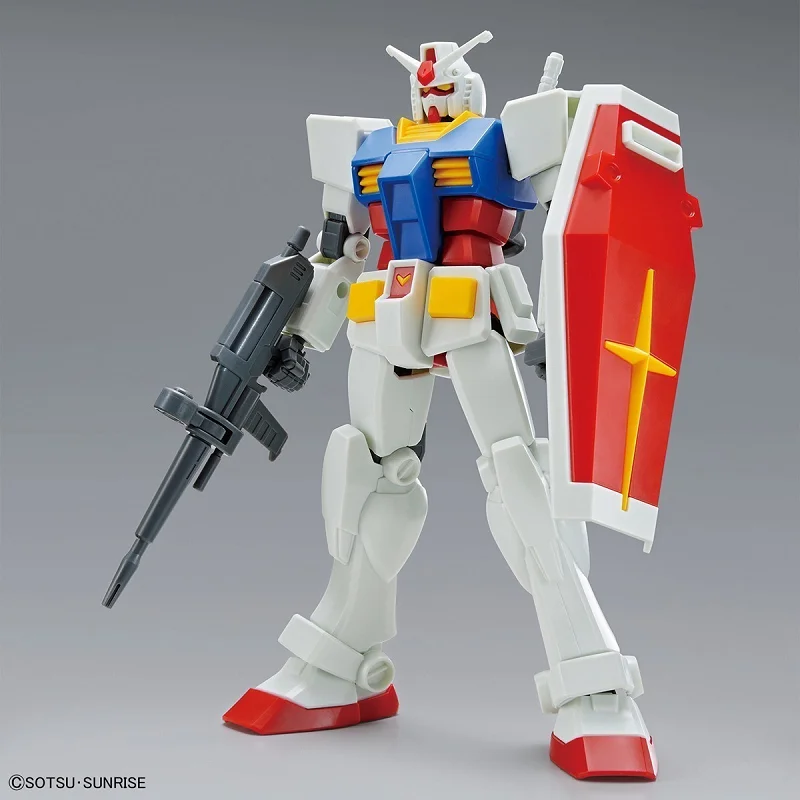 In Stock BANDAI ANIME 1/144 ENTRY GRADE EG RX-78-2 GUNDAM Gunpla Assembly Plastic Model Kit Action Toys Figures Gift