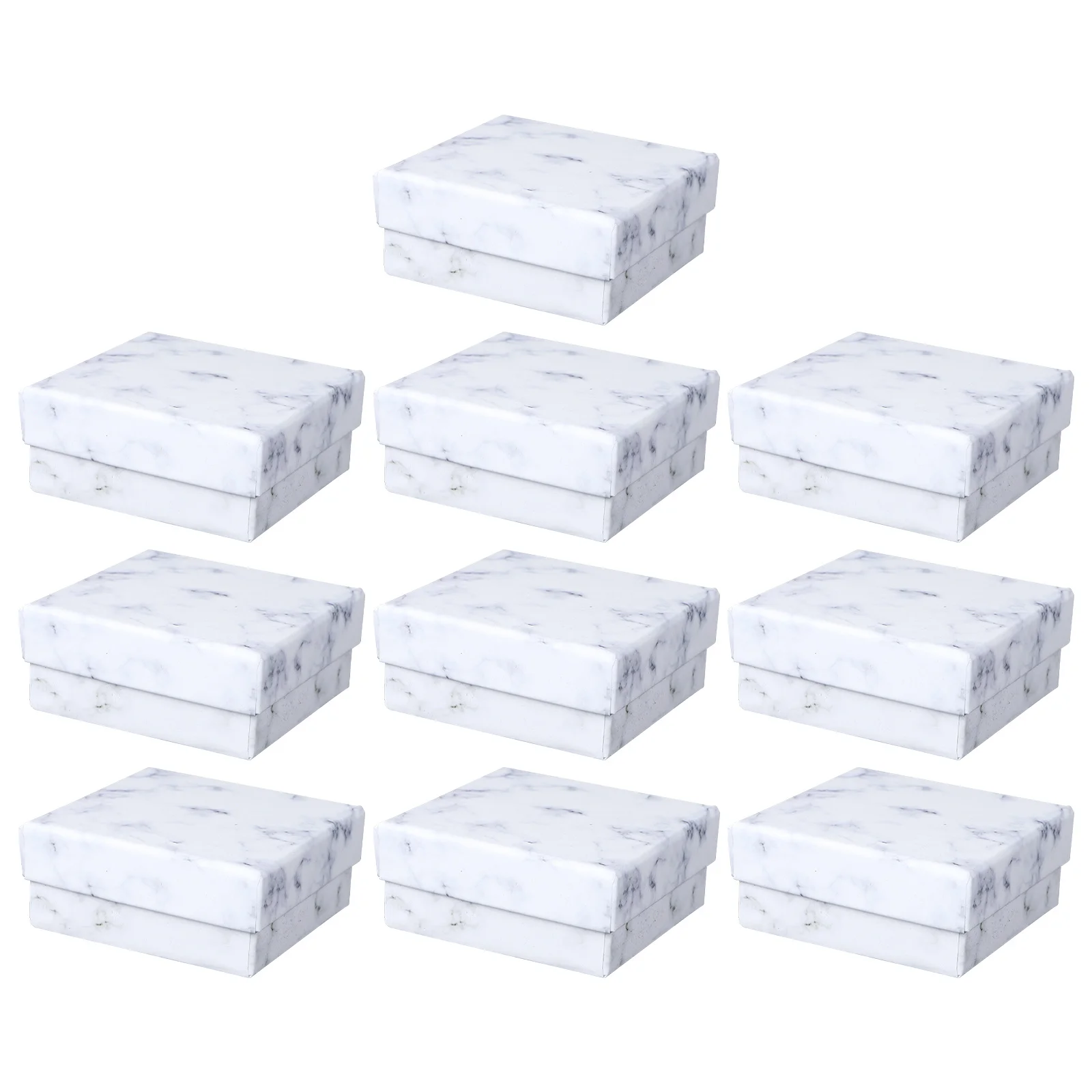 

10 шт. винтажных шкатулок для украшений из мрамора, многофункциональные контейнеры для хранения серег, колец, браслетов, ожерелий, органайзеры для украшений