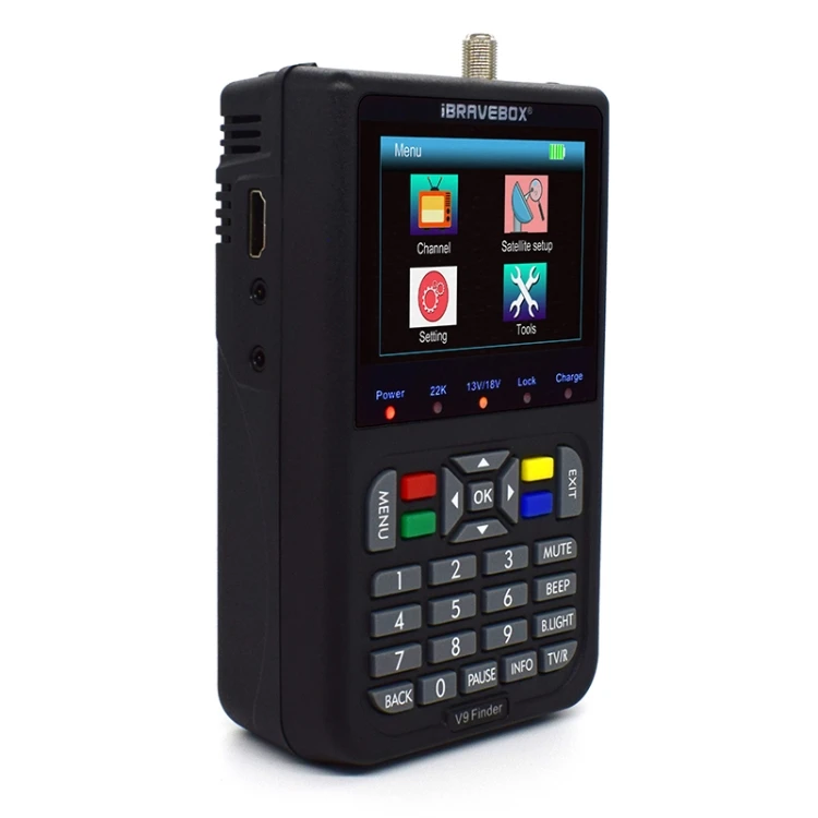 New IBRAVEBOX V9 Finder Digital Satellite Signal Finder Meter Satfinder