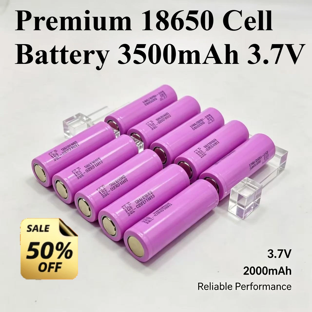 3.7V INR18650-35E Lithium Cell 3.7V 3500mAh 25A Consistent Output High Energy Storage Outdoor Solar Module Cell