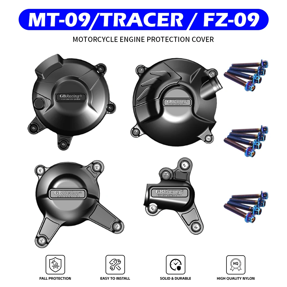 Motorcycles Engine cover Protection case for case GB Racing For YAMAHA MT09 FZ09 Tracer 900/900GT XSR900 Engine CoversProtectors