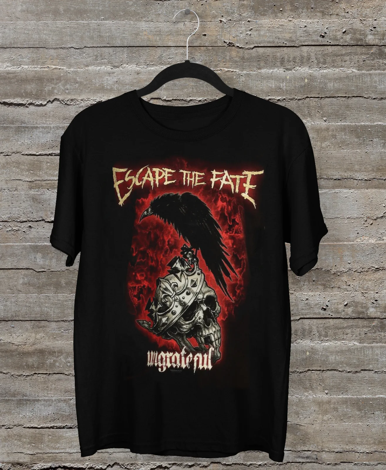 

Футболка с надписью «Escape The Fate», черного цвета, все размеры S 5XL, D755