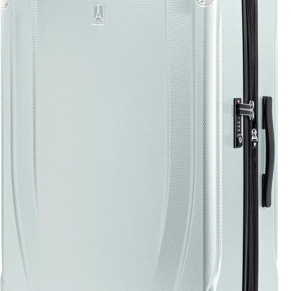 حقيبة أمتعة دوارة صلبة قابلة للتوسيع، 8 عجلات، خفيفة الوزن، رمادي سحابي، حقيبة كبيرة مقاس 28 بوصة #2