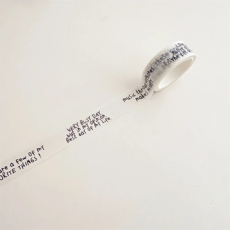 

5-метровая корейская декоративная клейкая лента васи с милым рисунком Куроми, собаки и дельфина для дневников, планеров и DIY-наклеек (рулон)