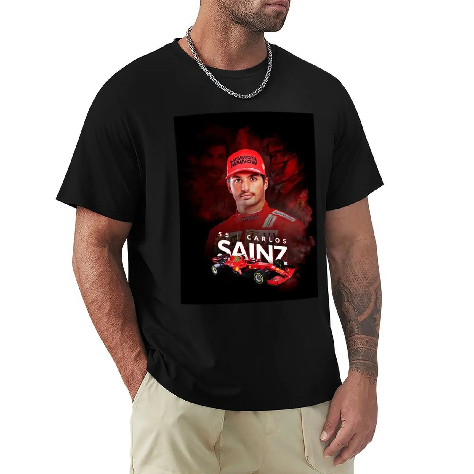 Best Boys Girls F1 Carlos Sainz 55 Surely Not Everybody Music Awesome T-Shirt luxury designer men graphic t shirts