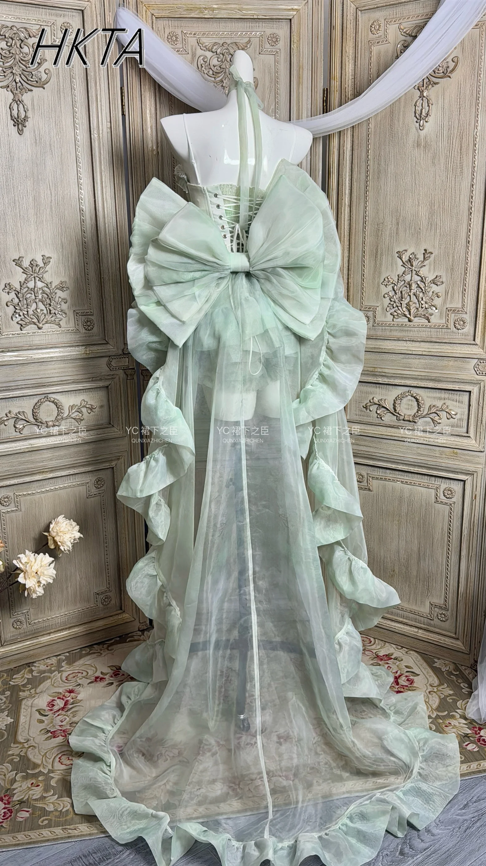 

Lolita Summer Dress Two Pieces Sets Women Sweet and Cute Birthday Bow Slim Fishbone Tops Elegant Princess Gown Ball Skirt Outfit