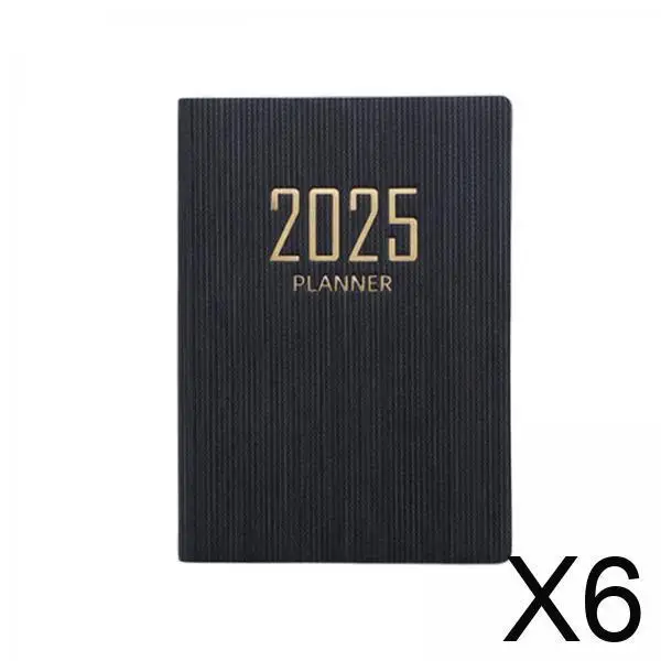 

6x 2025 A7 Weekly And Monthly Organizer for Office And School Supplies January to December