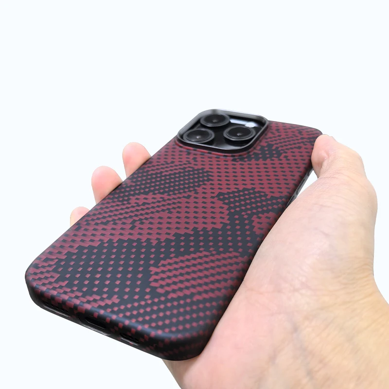 Luxury Aramid Carbon Fiber Phone Cover For iPhone 16 Pro Max 16 Plus Case For Magsafe Magnetic Wireless Charge