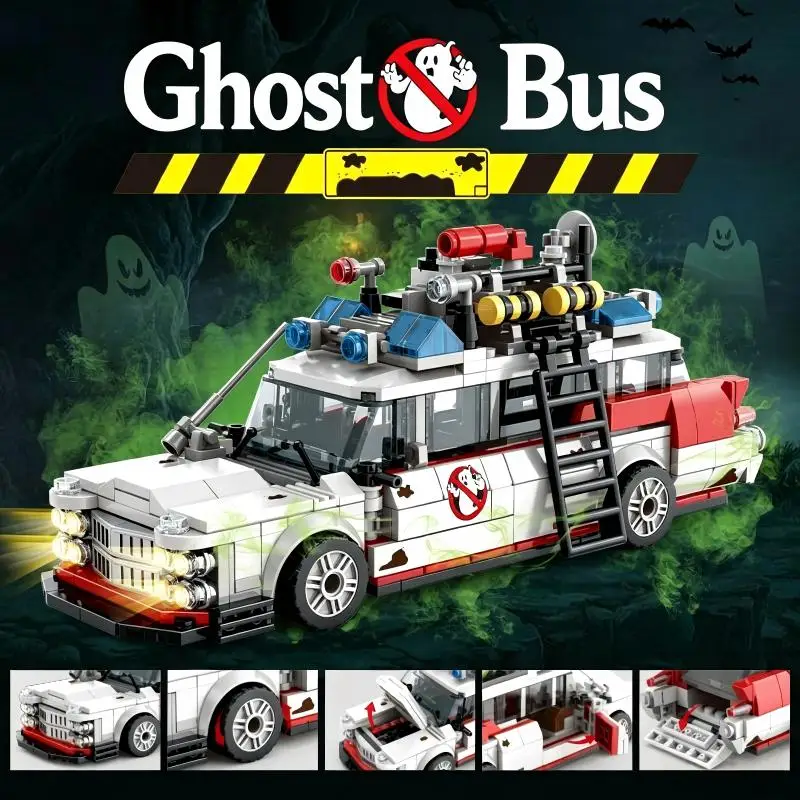 Fun Retro‑Vehicle Building Blocks, DIY CarModel, Desktop Ornament, Perfect BirthdayGift for Boys & Hobbyists.
