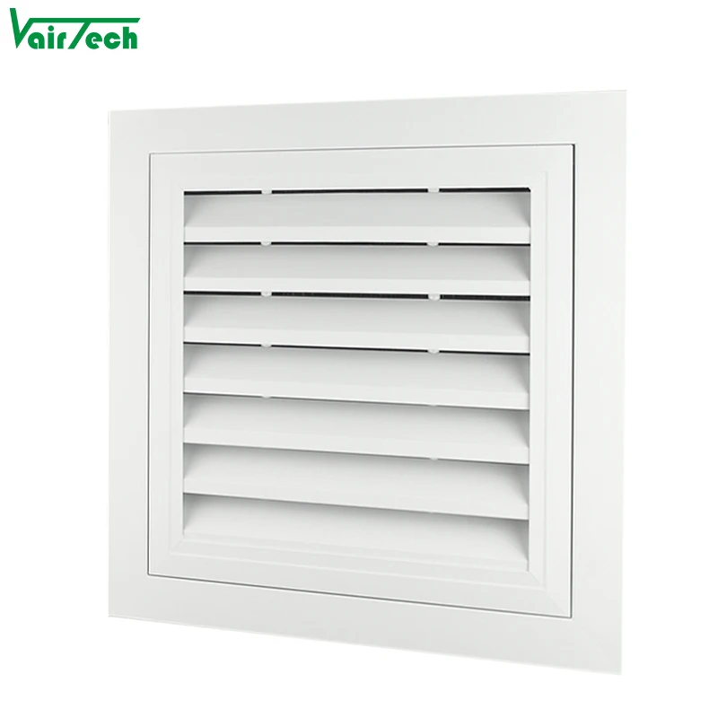 Hotel style ventilation directional ventilation grille with filter