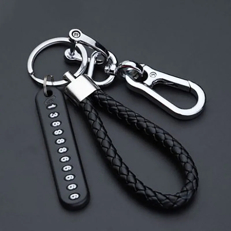 Anti-Lost Car Keychain Men And Women Couples High-Grade Key Chain Creative Multifunctional Lanyard Ring image 5
